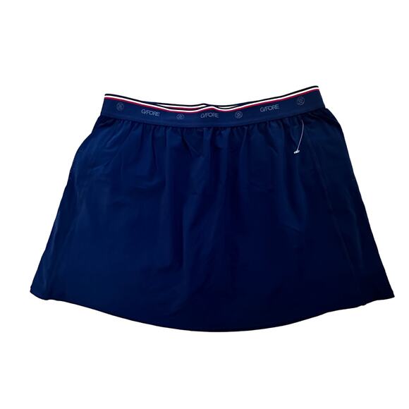 G/Fore | Stretch Warp Knit Perforated Ops Skort |‎ Navy | NWOT | SZ M - Picture 1 of 8